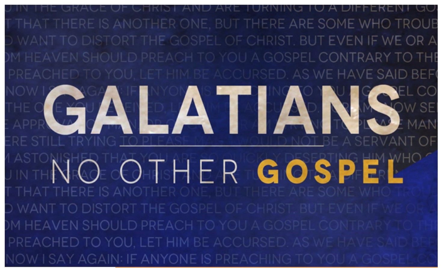 Galatians: No Other Gospel – Christ Church Glenwood